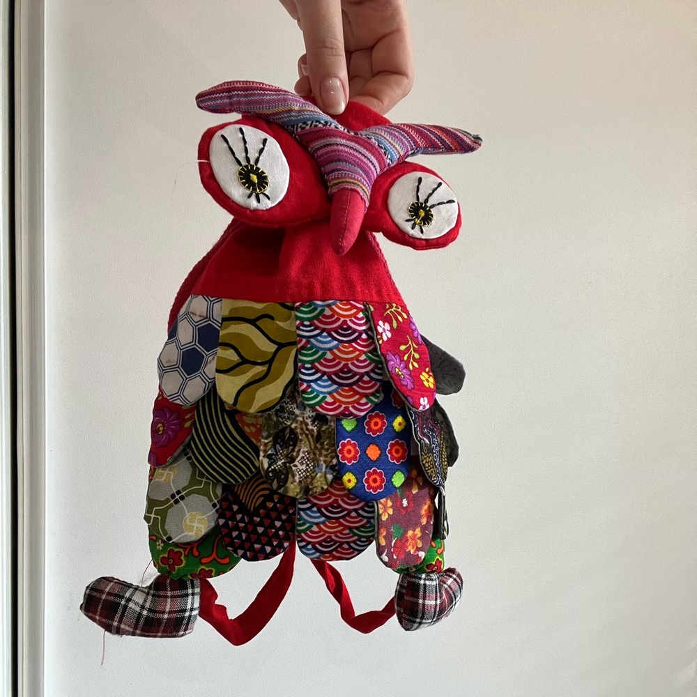 Patchwork Owl Bag - Picture 4 of 6